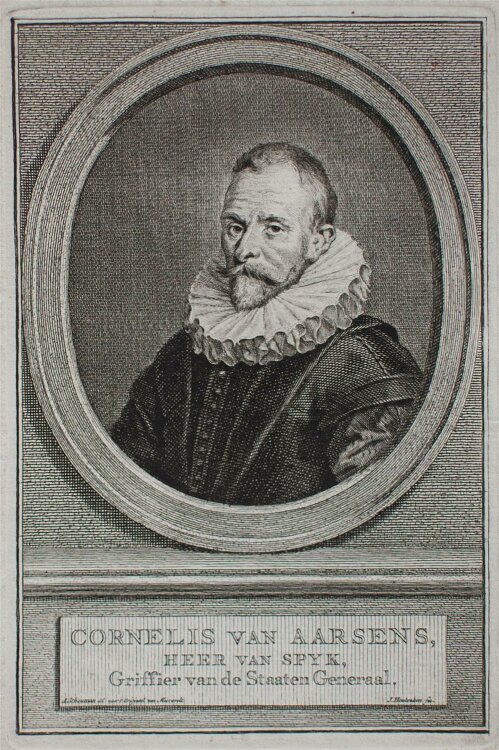 Jacobus Houbraken - Cornelis van Aerssen, Staatsmann -...