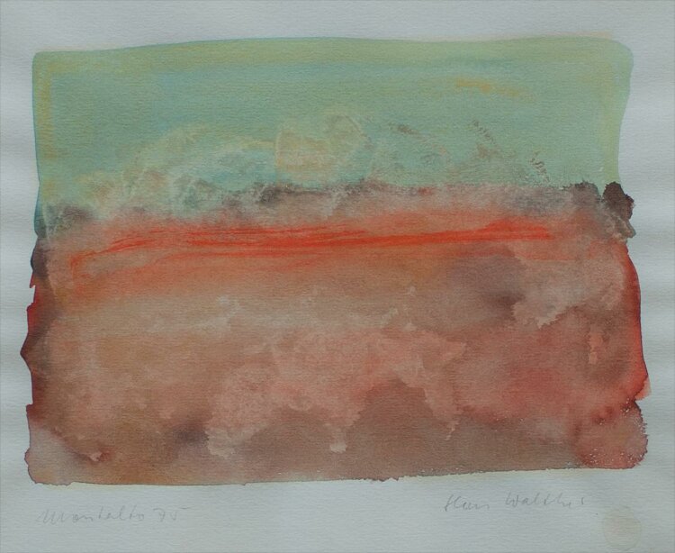 Hans Walther - Montalto - Aquarell - 1975