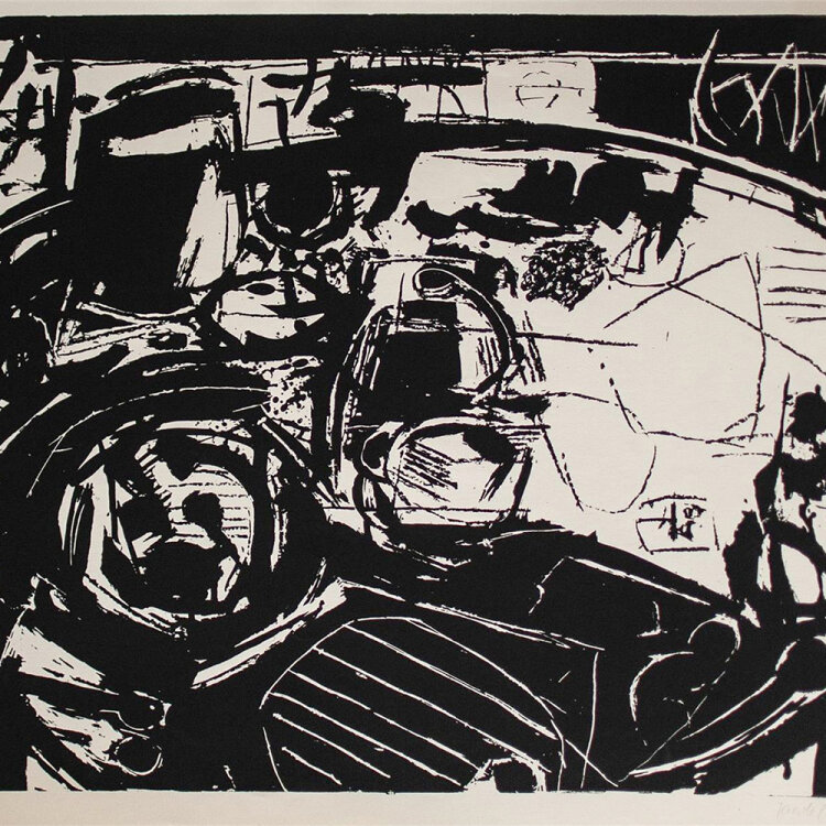 Jörg Uwe Jacob - ohne Titel - 1986 - Serigrafie