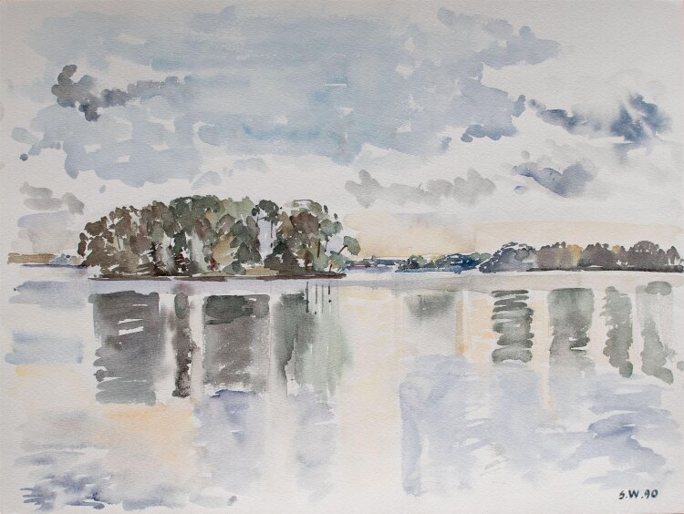 Sonja Wüsten - Plön - Aquarell - 1990