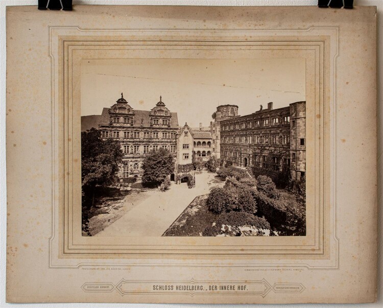 Johannes Nöhring - Schloss Heidelberg, der Innere Hof - Fotografie - o. J.