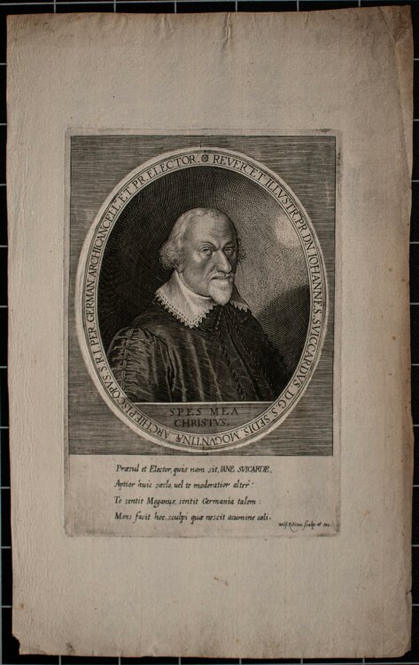 Wolfgang Kilian - Porträt Johannes Suiccardus - Kupferstich - o.J.