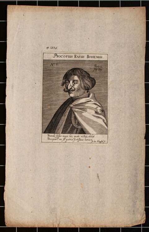 Johann Conrad Klüpfel - Procopius Rasus Bohemus - Kupferstich - o.J.
