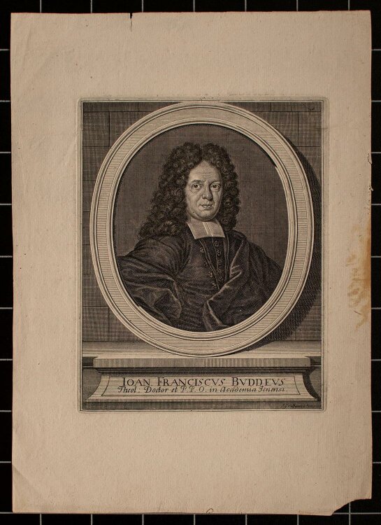 Johann Georg Wolfgang - Ioan. Franciscus Buddeus - Kupferstich - o. J.
