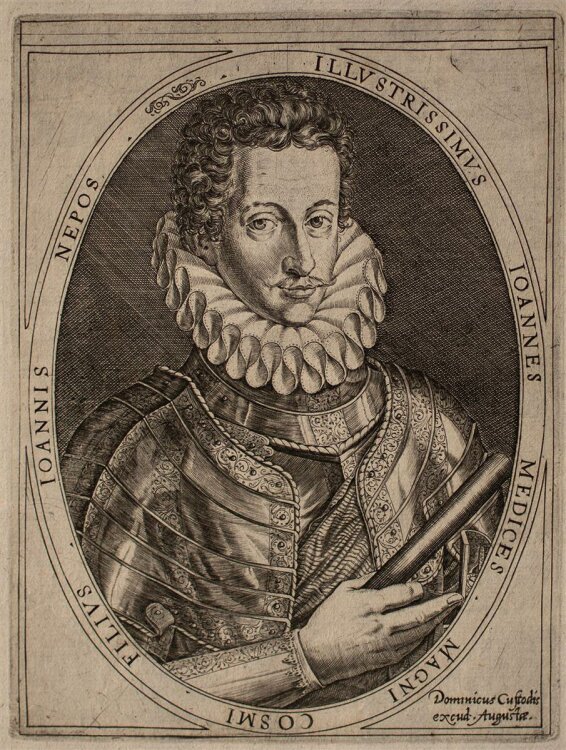 Dominicus Custos - Porträt Iohannes Medici - Kupferstich - o.J.