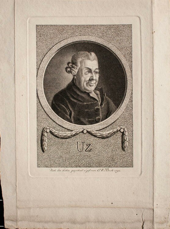 Christoph Wilhelm Bock - Porträt UZ - Kupferstich - 1790