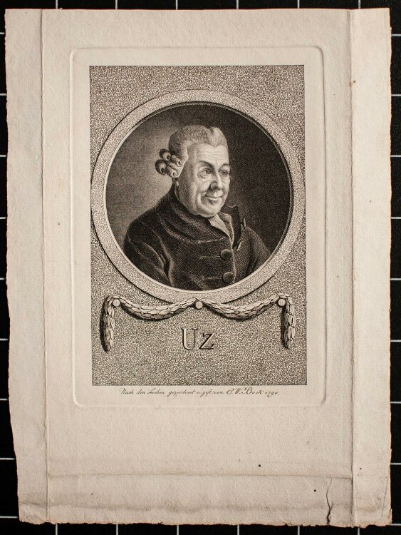 Christoph Wilhelm Bock - Porträt UZ - Kupferstich - 1790