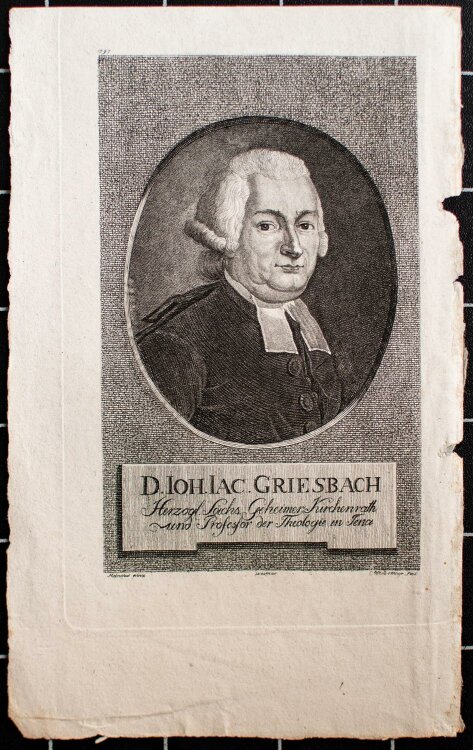 Conrad Westermayr - Porträt Johann Jakob Griesbach -...