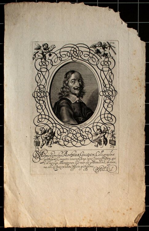 Andreas Khol - Porträt Andreae Gulden - Kupferstich - 1653