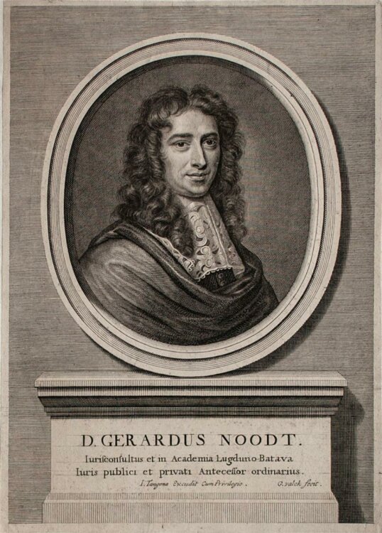 Gerard Valck - Porträt Gerhard Noodt - Kupferstich - o. J.