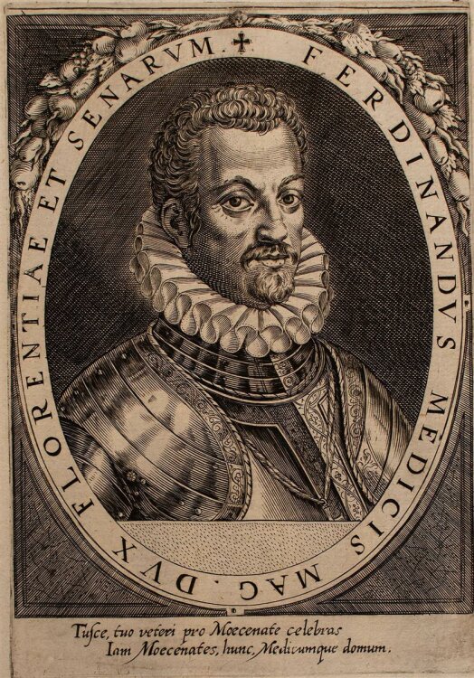 Dominicus Custos - Porträt Ferdinand von Medici -...