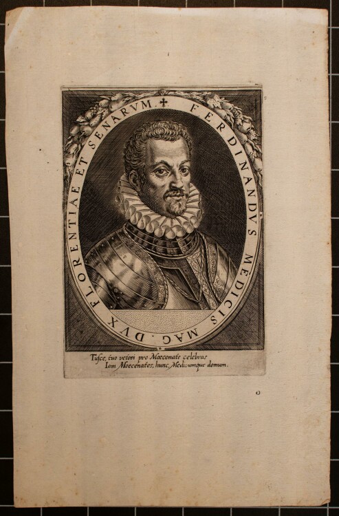 Dominicus Custos - Porträt Ferdinand von Medici - Kupferstich - o.J.