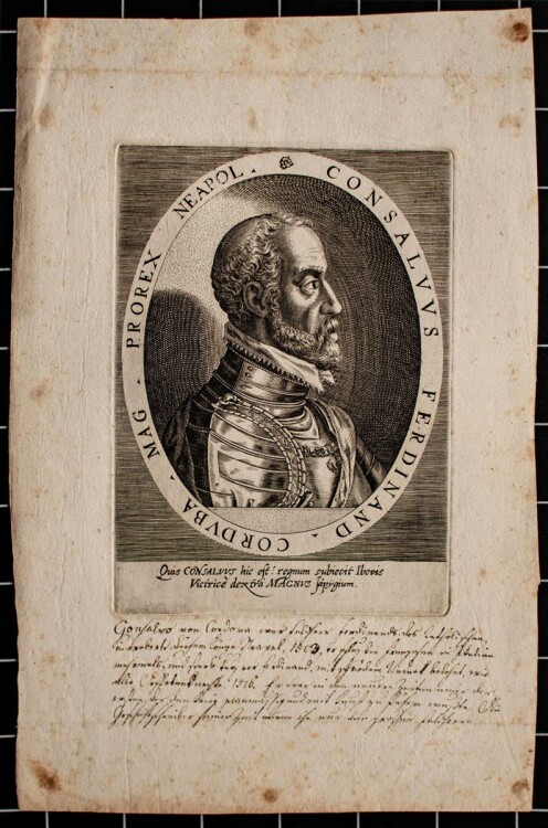 Dominicus Custos - Porträt Gonzalo Ferna´ndez...