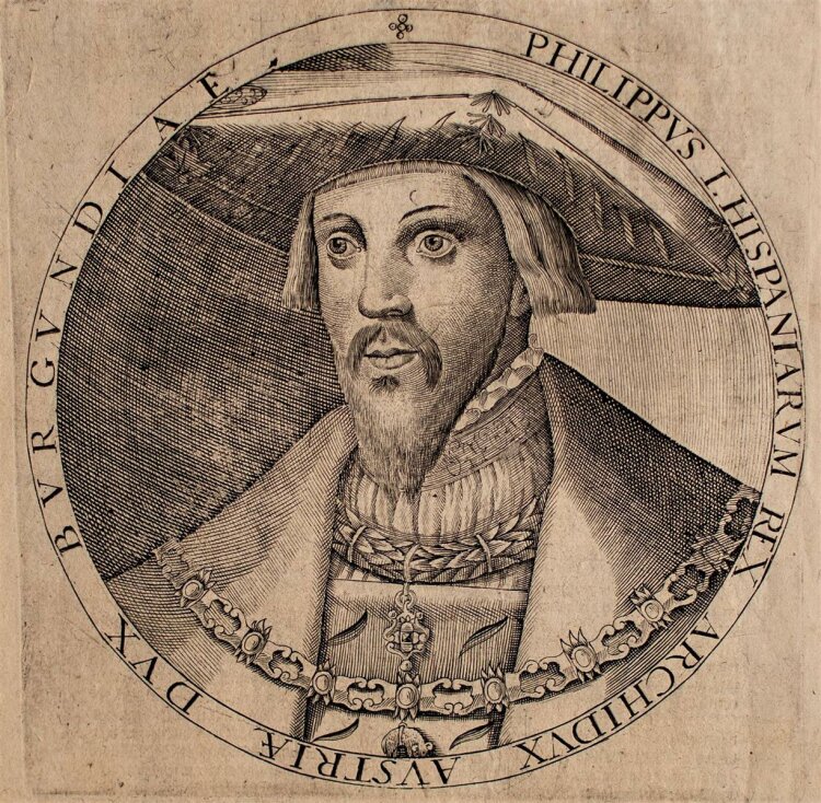 Unbekannter Künstler - Porträt Philipp I. - Kupferstich - o.J.
