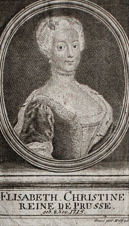 Johann Georg Wolffgang - Porträt Elisabeth Christine...