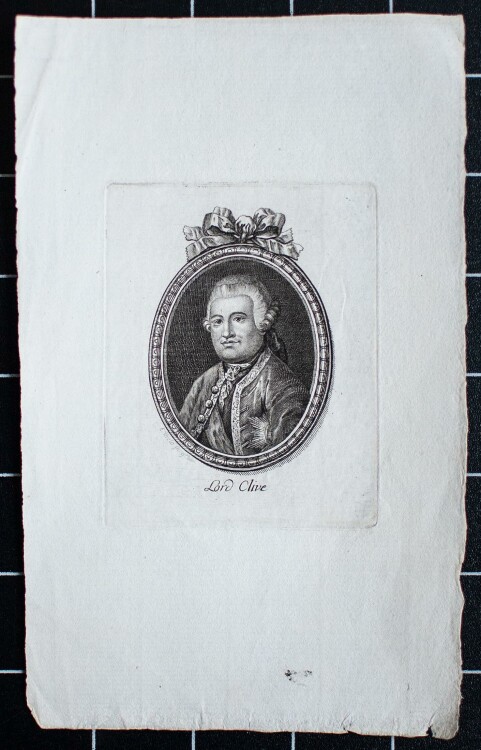 Egid Verhelst - Porträt Lord Olive - Kupferstich -...