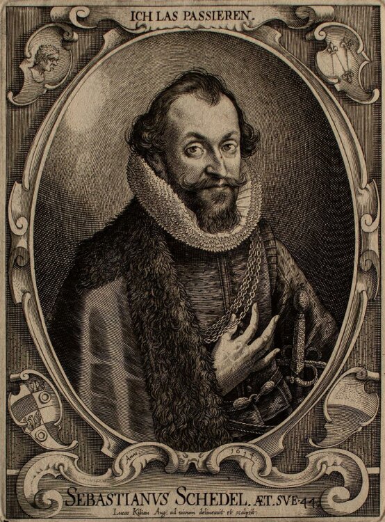 Lucas Kilian - Sebastian Schedel - Kupferstich - 1614