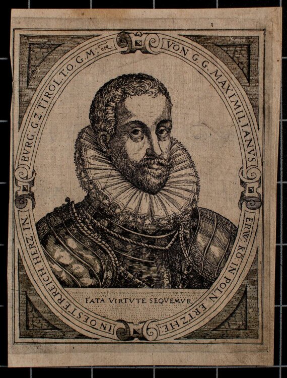 Johann Sibmacher - Porträt Maximilian I. - Kupferstich - o.J.