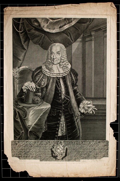 Georg Daniel Heumann - Porträt Johann Carl...