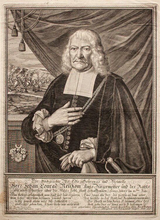 Johann Georg Seiler - Porträt Johan Conrad Neukom -...