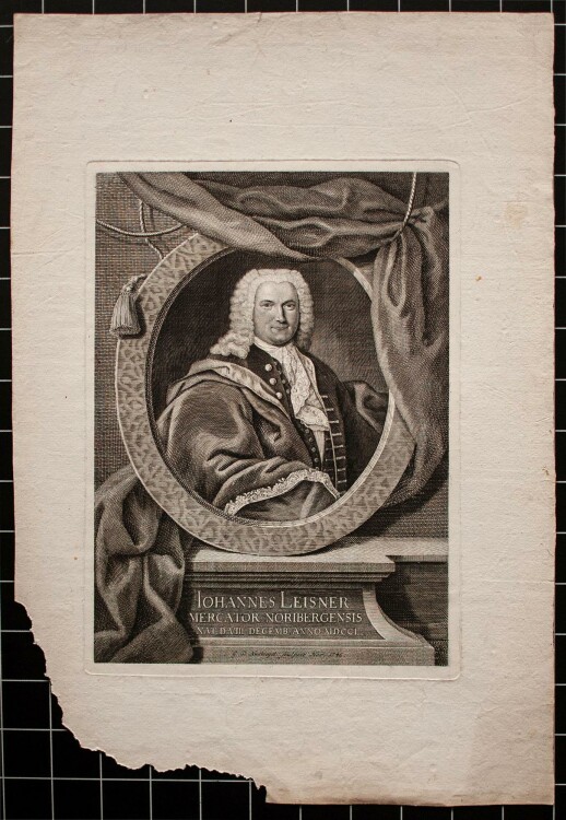 Georg Paul Nussbiegel - Porträt Johannes Leisner -...