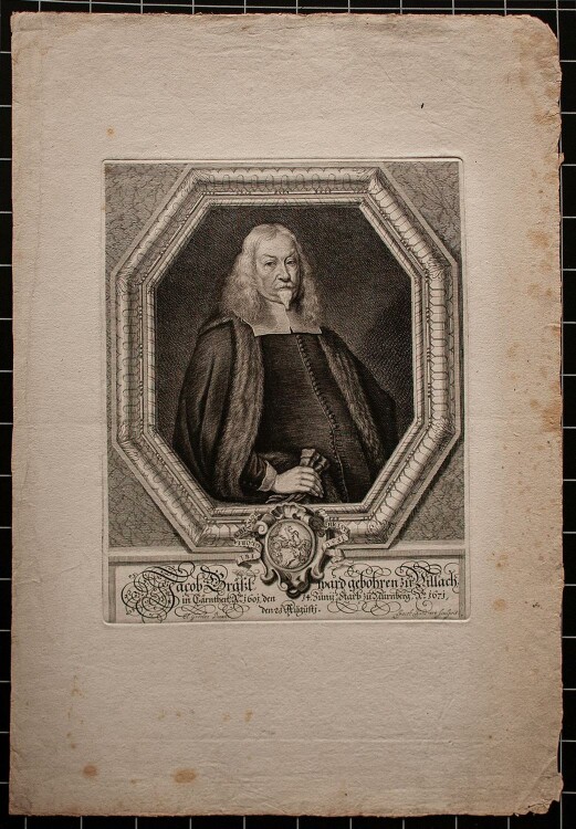 Jacob von Sandrart - Porträt Jacob Gräßl...