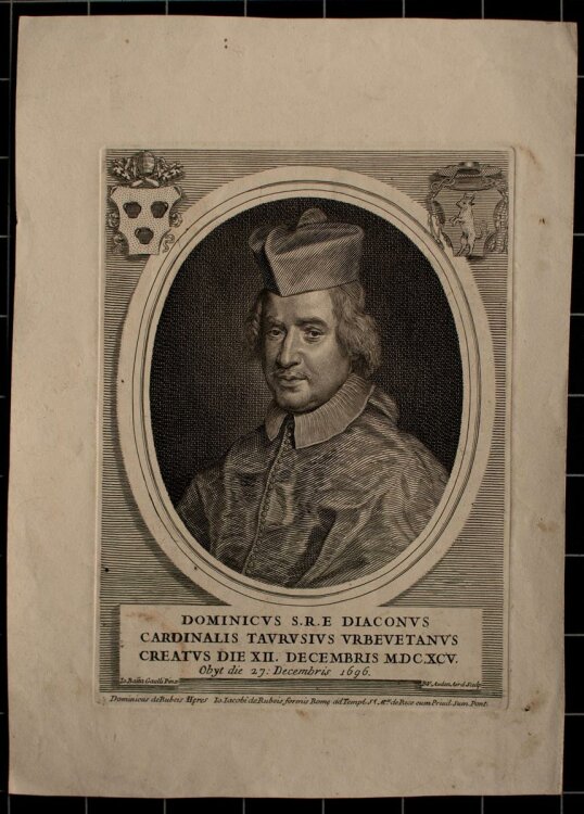 Robert von Audenaerd - Porträt Taurusius Urbevetanus - Kupferstich - o.J.
