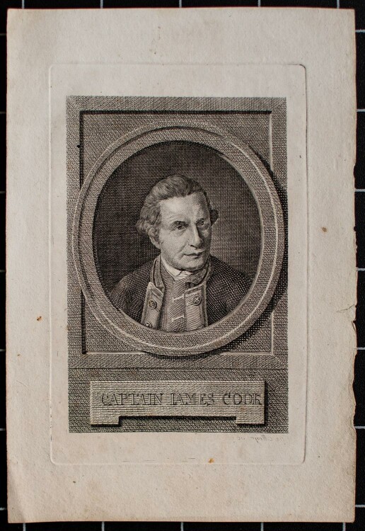 Joh. Friedrich von Mayr - Porträt James Cook - Kupferstich - o. J.