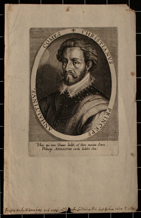 Dominicus Custos - Porträt Christianus Princeps...