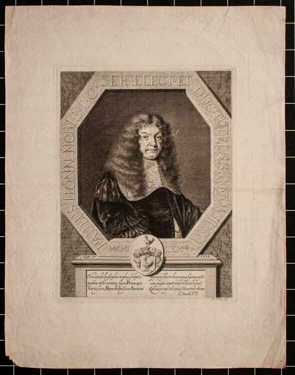 Bartholomäus Kilian - Porträt Georg Paul Hönn - Kupferstich - o.J.