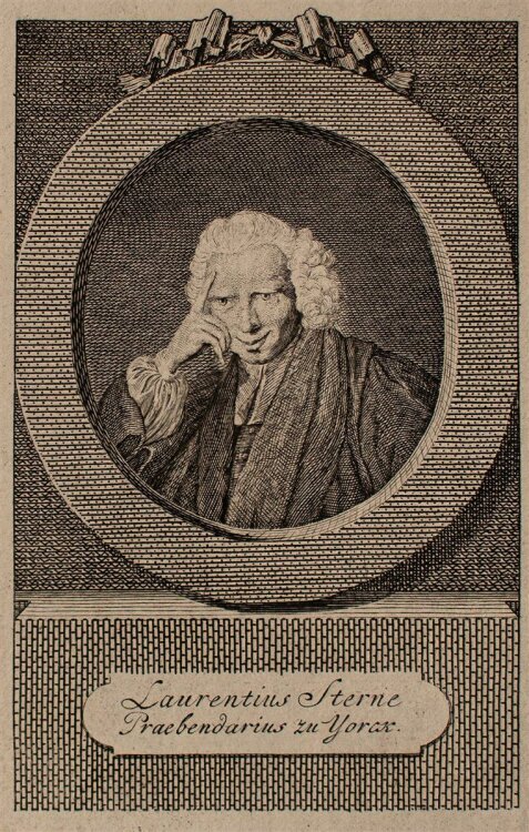 Unbekannter Künstler - Porträt Laurentius Sterne - Kupferstich - o.J.