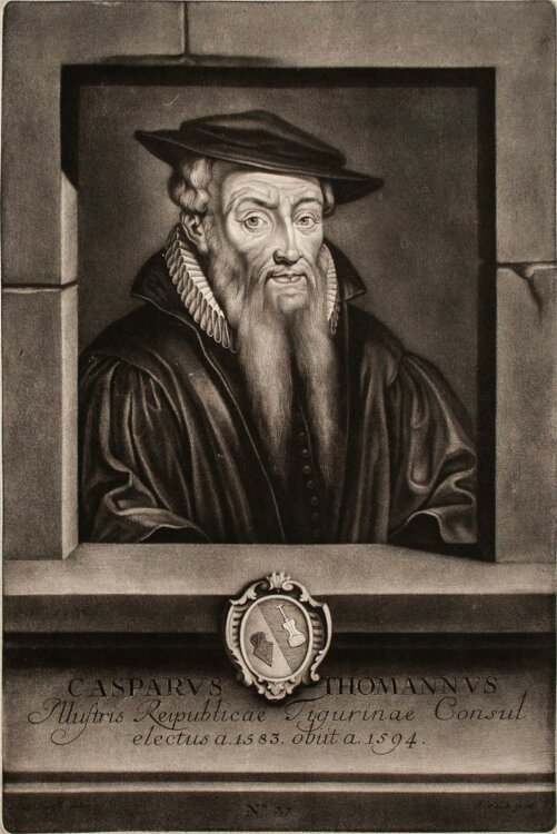 Georg Walch - Porträts Nürnberger Ratsherren - Block mit 10 Mezzotinto - o. J.