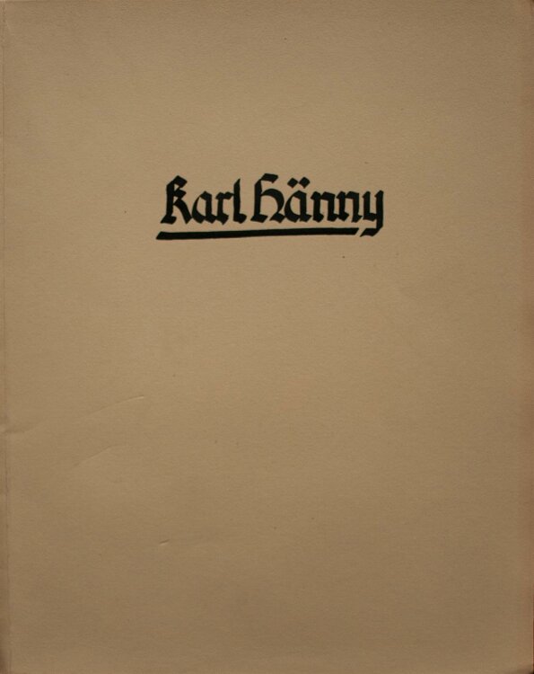 Karl Hänny - Mappe mit sieben Holzschnitten - o.J. -...