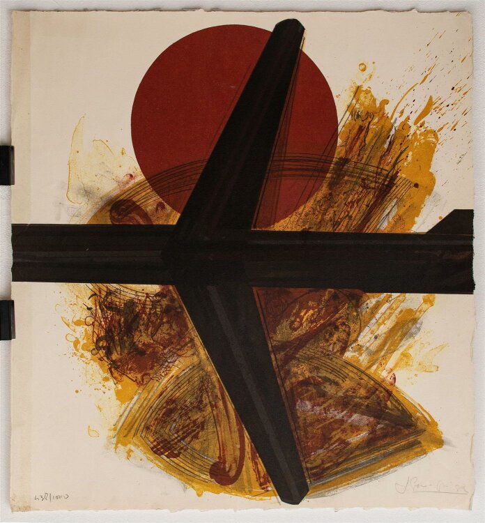 Josep Grau-Garriga - o. T. (abstr. Komposition) - Lithographie - 1989 - 438/1000