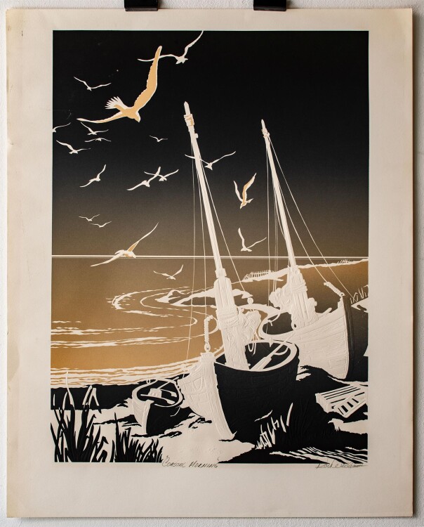 Roy Williams - Coastal Morning - Lithografie/ Prägedruck - o.J.