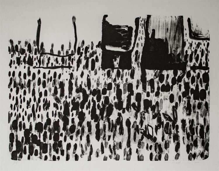 Yuan Tian - abstrakte Darstellung - Lithografie - 2002 - 2/6