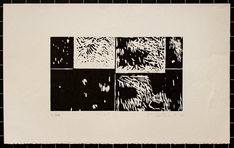 Mimmo Catania - Form - Holzschnitt - 1988 - 4/20