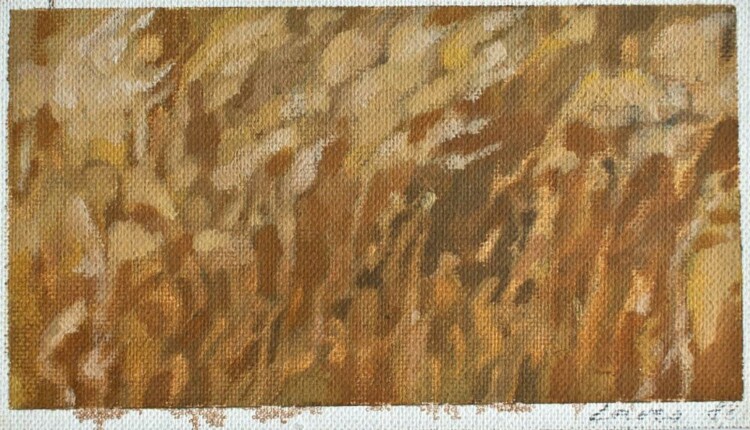 Roswitha Laves - Abstrakte Komposition - 1988 - Öl auf Leinwand