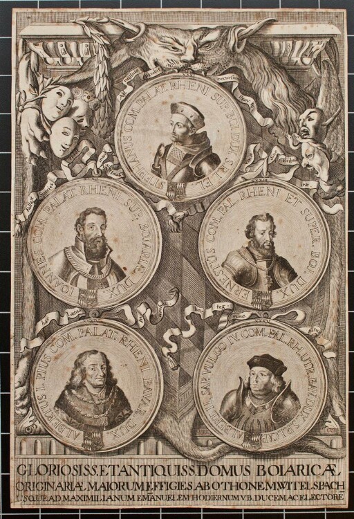 Johann Corvinus - Fortitudo leonina in utraque fortuna Maximiliani Emmanuelis - 1715 - Kupferstich