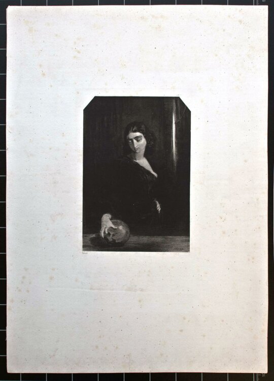 Paul Gavarni - Vanitas - 1847 - Lithografie