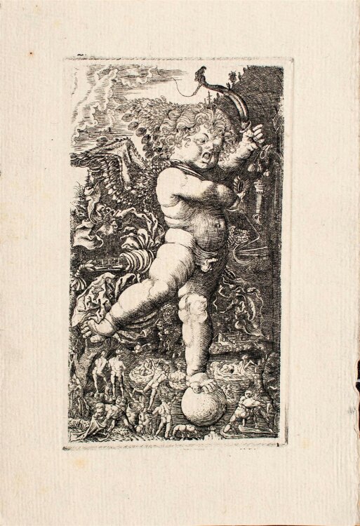 Hans Leinberger - Wütender Cupido - Heliogravüre - um 1533