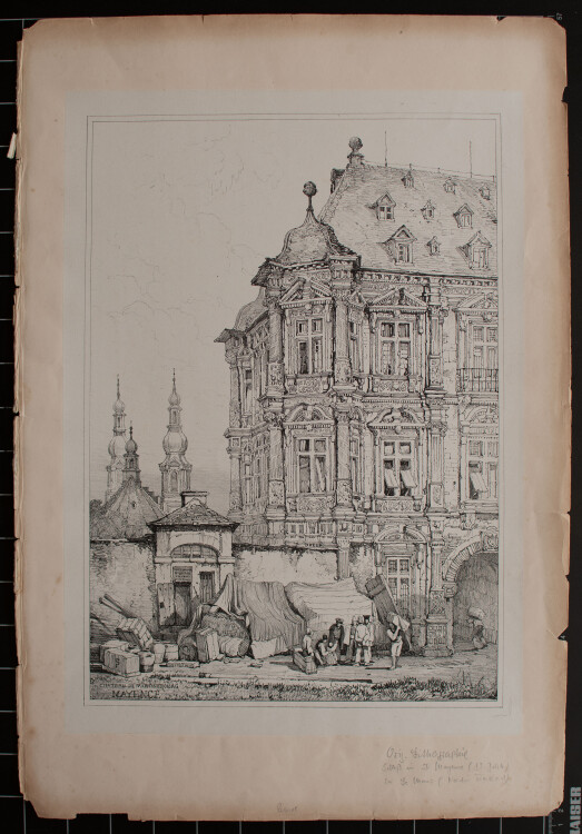 Samuel Prout - Chateau de Martinsbourg, Mayence - o.J. - Lithografie