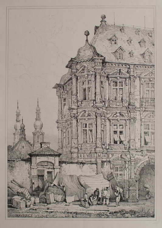 Samuel Prout - Chateau de Martinsbourg, Mayence - o.J. - Lithografie