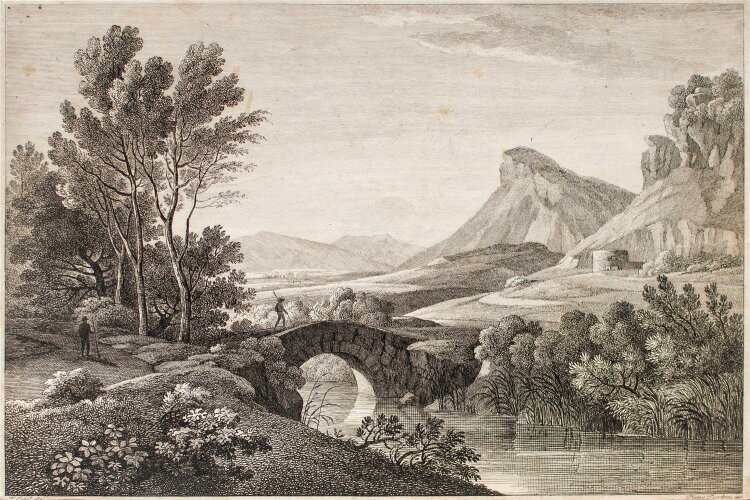 Pietro Parboni - Landschaft nach Friedrich Catel - Kupferstich - o. J.