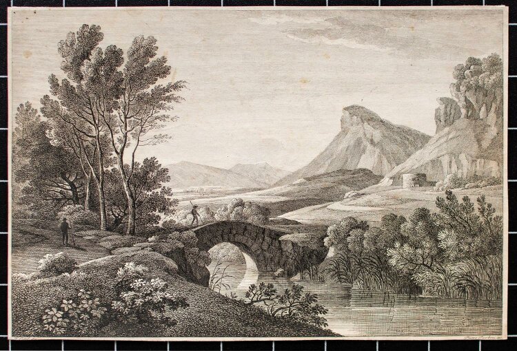 Pietro Parboni - Landschaft nach Friedrich Catel - Kupferstich - o. J.