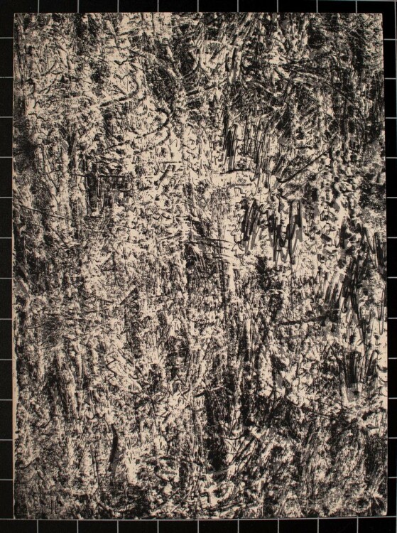 François Fiedler - Abstrakte Darstellung - Lithographie - o. J.