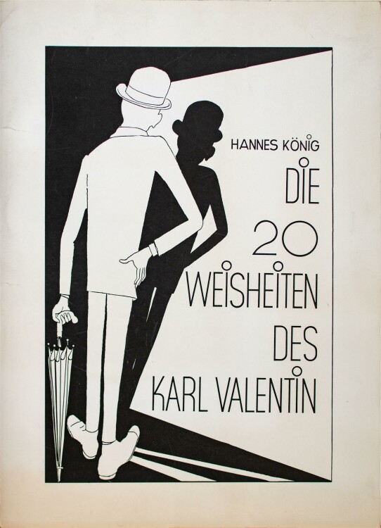 Hannes König - Die 20 Weisheiten des Karl Valentin - Mappe - 1978 - 50/41