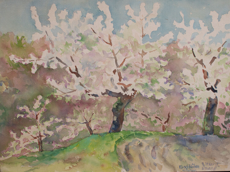 A. Krauss - Baumblüte - 1929 - Aquarell