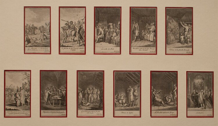 Daniel N. Chodowiecki - 11 Blätter zu Vicar of Wakefield - Kupferstich - 1776