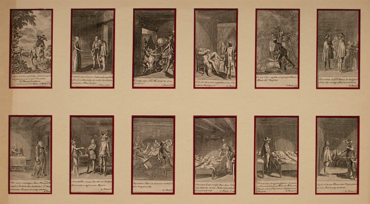 Daniel N. Chodowiecki - Szenen zu Geschichte des Gil Blas - Kupferstich - 1783